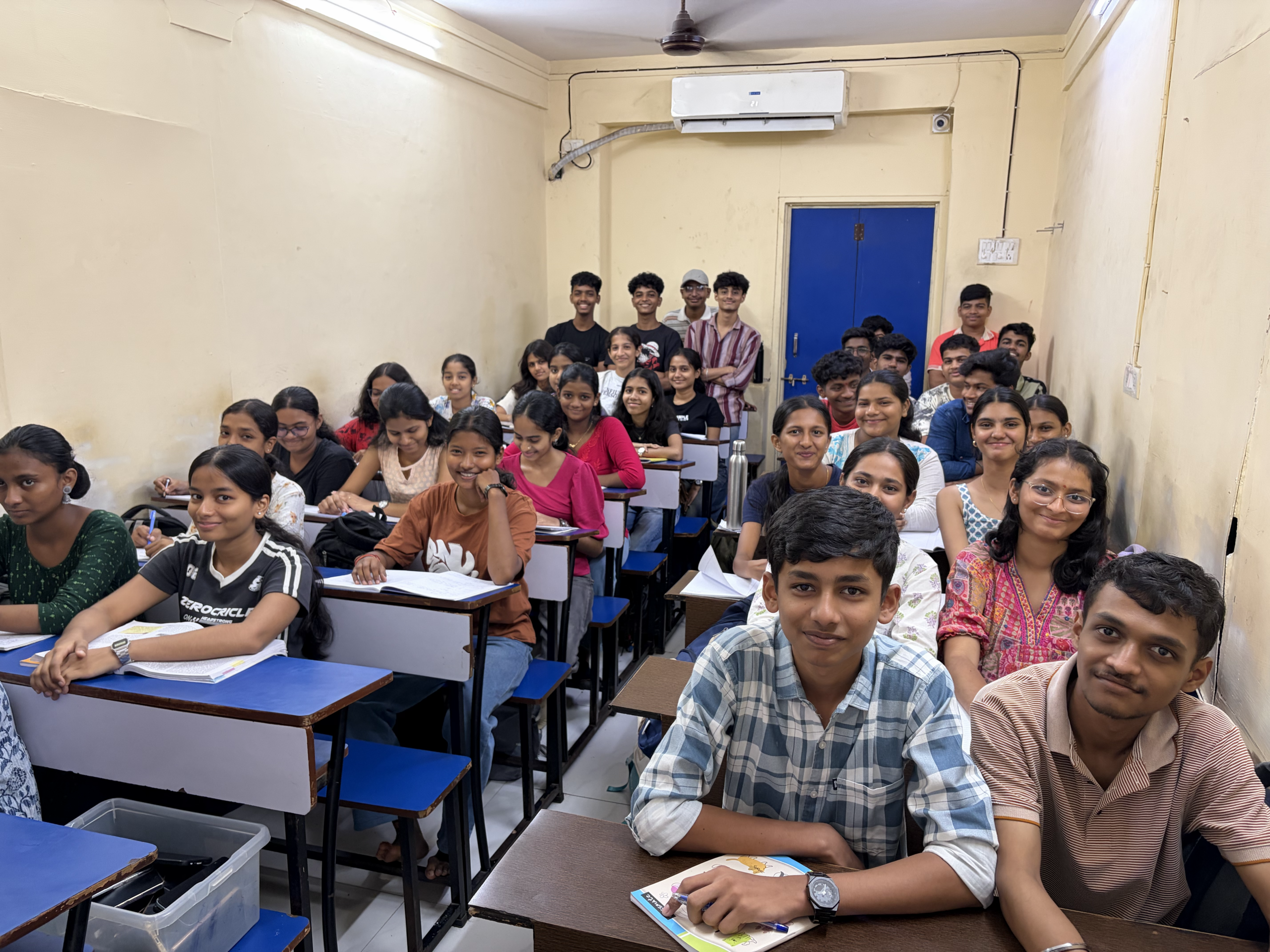 Students in Soham Classes classroom